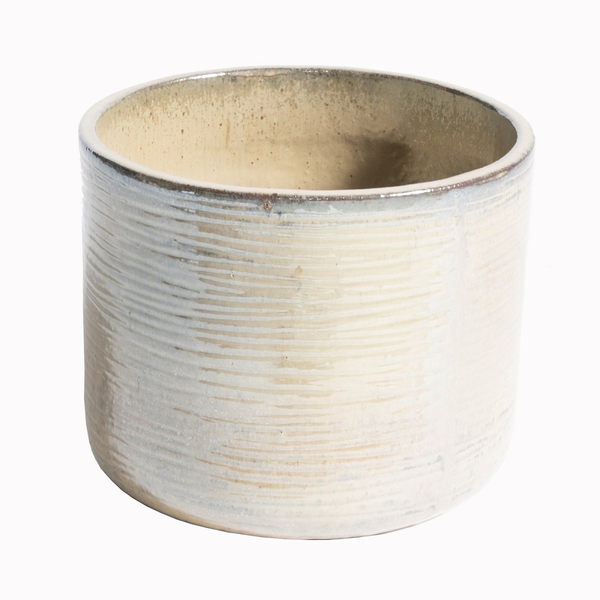 Supergreens Κασπώ Κεραμικό Pearl Champagne Μπεζ 37x37x34 εκ.