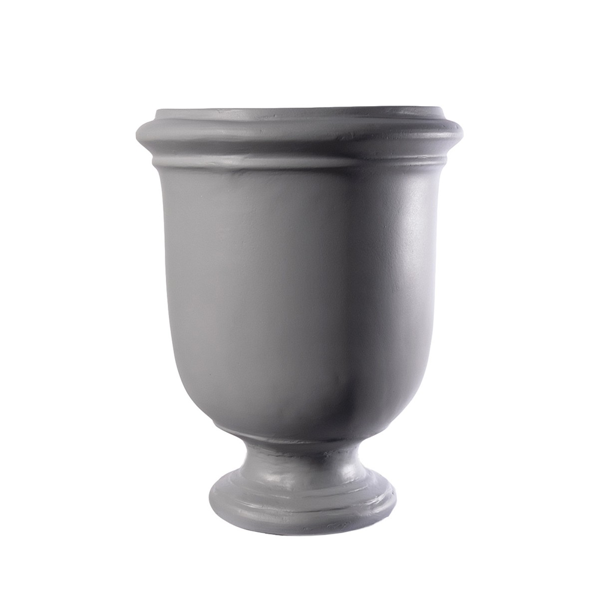 Supergreens Αμφορέας Τσιμεντένιος \"Opulentia\" Γκρι 56x56x70 εκ.
