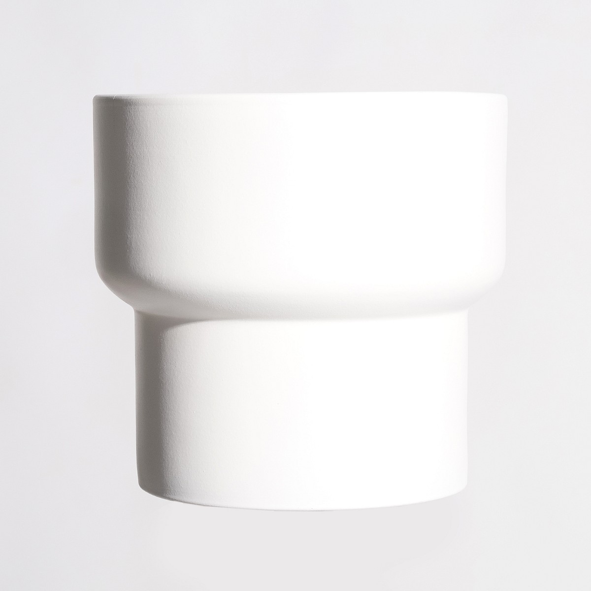 Supergreens Κασπώ Τερακότα \"Riva\" Στρογγυλό Λευκό 26x26x23 εκ.