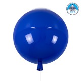 GLOBOSTAR® BALLOON 00654 Παιδικό Φωτιστικό Οροφής με Ντουί 1 x E27 AC 220-240V IP20 - Μπλε - Μ30 x Π30 x Υ33cm
