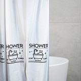 ΚΟΥΡΤΙΝΑ ΜΠΑΝΙΟΥ WHITE SHOWER 180(Μ)X180(Υ)