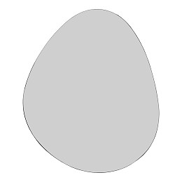 Καθρέπτης Hahoe Inart 60x1x72.5εκ