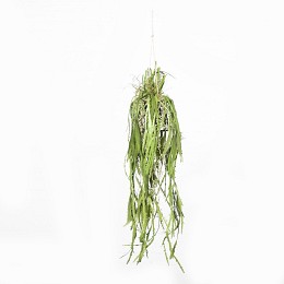 Supergreens Τεχνητή Κρεμαστή Ρίζα/Φωτιστικό Επίφυλλο "Dama Noce" Πράσινη 106 εκ.