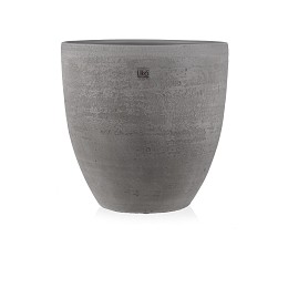 Supergreens Γλάστρα Κεραμική Σκούρο Γκρι 20x20x17 εκ.