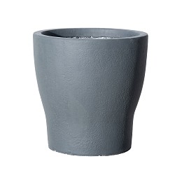 Supergreens Γλάστρα Πήλινη "Industrial" Γκρι L 42x42x42 εκ.