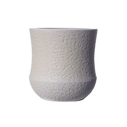 Supergreens Γλάστρα Πήλινη Κύλινδρος "Volcano" Καφέ S 27x27x27 εκ.