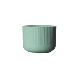 Supergreens Γλάστρα Πήλινη Οβάλ "Petal" Πράσινο Ανοιχτό S 28x28x21 εκ.