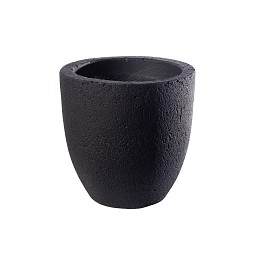 Supergreens Γλάστρα Τσιμεντένια Στρογγυλή "Botani" Μαύρη 40x40x40 εκ.