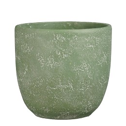 Supergreens Κασπώ Τσιμεντένιο Στρογγυλό "Jimmy" Ανοιχτό Πράσινο 19x18 εκ.