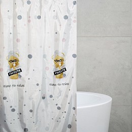 ΚΟΥΡΤΙΝΑ ΜΠΑΝΙΟΥ CUTE CAT 180(Μ)X200(Υ)