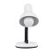 GLOBOSTAR® STUDENT 01531 Μοντέρνο Επιτραπέζιο Φωτιστικό Πορτατίφ με Ντουί 1 x E27 AC 220-240V IP20 - Λευκό & Μαύρο - Μ12 x Π12 x Υ32cm