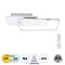 GLOBOSTAR® SQUARO 61232 Μοντέρνο Φωτιστικό Οροφής LED 75W 8400lm 360° AC 220-240V IP20 Ρυθμιζόμενο Λευκό CCT με Χειριστήριο από 2700K έως 6000K Dimmable - Lumileds SMD Chip - Λευκό Ματ - Μ48.5 x Π51 x Υ9cm - 3 Χρόνια Εγγύηση