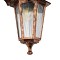 GloboStar® VITRO 203-0196 Vintage Επιτοίχιο Φωτιστικό Φαναράκι Μονόφωτο 1 x E27 IP44 Χάλκινο Πλαστικό - Μ17 x Π20 x Υ36cm