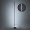 GloboStar® DALUMA 60470 Μοντέρνο Επιδαπέδιο Φωτιστικό LED 24W 2640lm 200° AC 220-240V IP20 Ρυθμιζόμενο Λευκό CCT από 2700K έως 6000K - Μαύρο - Μ18 x Π18 x Υ160cm - 3 Χρόνια Εγγύηση