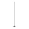 GloboStar® DALUMA 60470 Μοντέρνο Επιδαπέδιο Φωτιστικό LED 24W 2640lm 200° AC 220-240V IP20 Ρυθμιζόμενο Λευκό CCT από 2700K έως 6000K - Μαύρο - Μ18 x Π18 x Υ160cm - 3 Χρόνια Εγγύηση