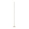 GloboStar® DALUMA 60472 Μοντέρνο Επιδαπέδιο Φωτιστικό LED 24W 2640lm 200° AC 220-240V IP20 Ρυθμιζόμενο Λευκό CCT από 2700K έως 6000K - Χρυσό Πλατίνα - Μ18 x Π18 x Υ160cm - 3 Χρόνια Εγγύηση