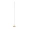 GloboStar® DALUMA 60472 Μοντέρνο Επιδαπέδιο Φωτιστικό LED 24W 2640lm 200° AC 220-240V IP20 Ρυθμιζόμενο Λευκό CCT από 2700K έως 6000K - Χρυσό Πλατίνα - Μ18 x Π18 x Υ160cm - 3 Χρόνια Εγγύηση