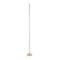 GloboStar® DALUMA 60472 Μοντέρνο Επιδαπέδιο Φωτιστικό LED 24W 2640lm 200° AC 220-240V IP20 Ρυθμιζόμενο Λευκό CCT από 2700K έως 6000K - Χρυσό Πλατίνα - Μ18 x Π18 x Υ160cm - 3 Χρόνια Εγγύηση