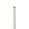 GloboStar® DALUMA 60472 Μοντέρνο Επιδαπέδιο Φωτιστικό LED 24W 2640lm 200° AC 220-240V IP20 Ρυθμιζόμενο Λευκό CCT από 2700K έως 6000K - Χρυσό Πλατίνα - Μ18 x Π18 x Υ160cm - 3 Χρόνια Εγγύηση