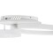 GLOBOSTAR® VENOM 61121 Μοντέρνο Φωτιστικό Οροφής LED 67W 8107lm 360° AC 220-240V IP20 Ρυθμιζόμενο Λευκό CCT με Χειριστήριο από 2700K έως 6000K Dimmable - Lumileds SMD Chip - Λευκό Ματ - Μ60 x Π40 x Υ12.5cm - 3 Χρόνια Εγγύηση