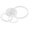 GLOBOSTAR® VENOM 61124 Μοντέρνο Φωτιστικό Οροφής LED 100W 12100lm 360° AC 220-240V IP20 Ρυθμιζόμενο Λευκό CCT με Χειριστήριο από 2700K έως 6000K Dimmable - Lumileds SMD Chip - Λευκό Ματ - Μ70 x Π40 x Υ16cm - 3 Χρόνια Εγγύηση