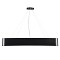 GLOBOSTAR® KAMALA 61208-S Μοντέρνο Φωτιστικό Οροφής LED 75W 8625lm 120° AC 220-240V IP20 Ρυθμιζόμενο Λευκό CCT με Χειριστήριο από 2700K έως 6000K Dimmable - Lumileds SMD Chip - Μαύρο Ματ - Μ60 x Π60 x Υ8cm - 3 Χρόνια Εγγύηση
