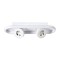 GLOBOSTAR® NESPO 61213 Μοντέρνο Φωτιστικό Οροφής LED 36W 4032lm 360° & 45° AC 220-240V IP20 Ρυθμιζόμενο Λευκό CCT με On/Off 2700K/4500K/6000K - Lumileds SMD Chip - Λευκό Ματ - Μ40 x Π13 x Υ6.5cm - 3 Χρόνια Εγγύηση
