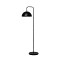 GloboStar® SNAKE 204-0128 Μοντέρνο Eπιδαπέδιο Φωτιστικό Μονόφωτο 1 x E27 IP20 Μαύρο Μέταλλο - Μ28 x Π21 x Υ151cm