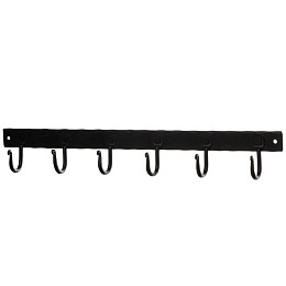 Κρεμάστρα σφυρίλατη 6 γάντζοι 40εκ.