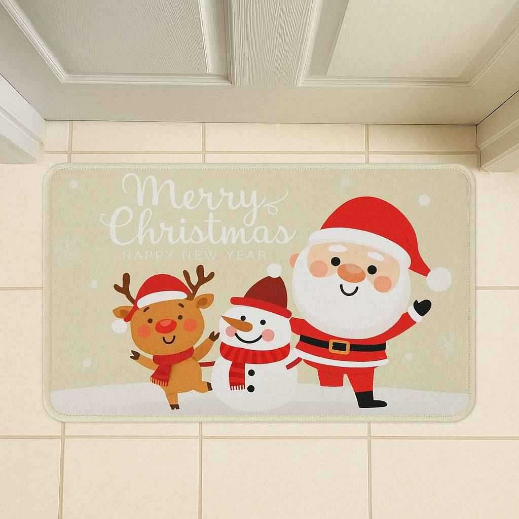 ΠΑΤΑΚΙ ΕΙΣΟΔΟΥ SANTA WITH FRIENDS 50X80