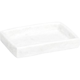 Σαπουνοθήκη Polyresin Λευκή MRShome