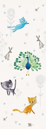 SPITS WALLCOVERINGS MORRIS & MILA INK7262-BEH Ταπετσαρίες Τοίχου