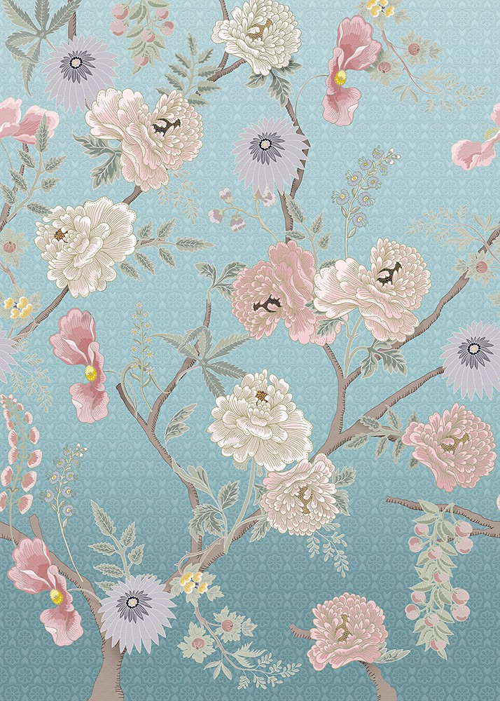 SPITS WALLCOVERINGS FLORAL UTOPIA INK7562-BEH Ταπετσαρίες Τοίχου