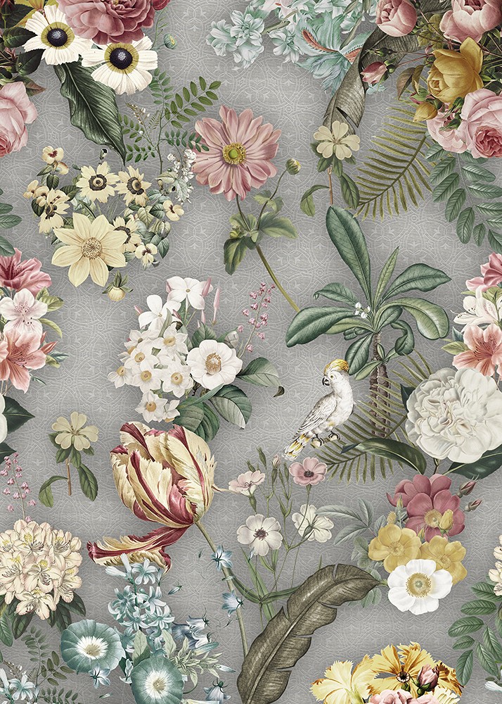 SPITS WALLCOVERINGS FLORAL UTOPIA INK7582-BEH Ταπετσαρίες Τοίχου