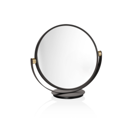VANITY   Tablemirror Dark Metal Matt / Gold matt 24 Carat