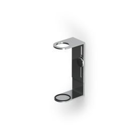 PORTER    Wall holder for dispenser bottles Chrome