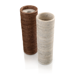 BASKET ERH   Spare paper holder - Rattan dark