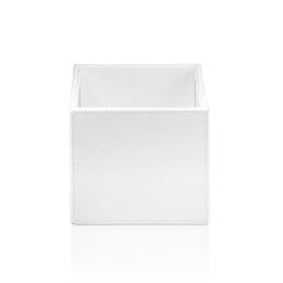 BROWNIE BOD1  Utensil box small - Artificial leather white