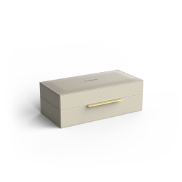 BROWNIE BOX S - Artificial leather Sand