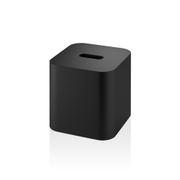 STONE KBQ    Tissue box square - black matt