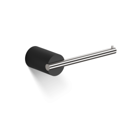 STONE TPH   Toilet paper holder - black matt / stainless steel matt