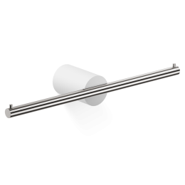 STONE TPH2  Toilet paper holder - white matt / stainless steel matt
