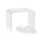 STONE SCH   Footstool - White matt