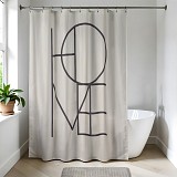 Κουρτίνα μπάνιου peva 180x180 cm Eurocasa