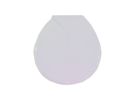 Κάλυμμα λεκάνης PP λευκό 36x43 cm Eurocasa