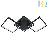 Φωτιστικό οροφής LED 34W 80Χ35Χ8 εκ. μαύρο με controller - GLOBOBOX 602166