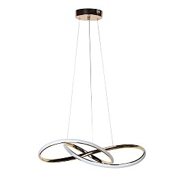 Φωτιστικό κρεμαστό Φ60 εκ. LED 57W 4000K χρυσό - GLOBOBOX C917/600 FGD