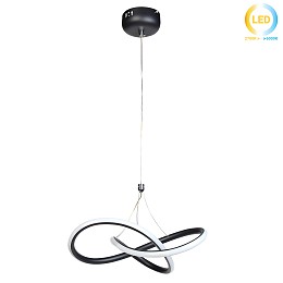 Φωτιστικό κρεμαστό LED 58W Φ31Χ9 εκ. μαύρο - GLOBOBOX 581484