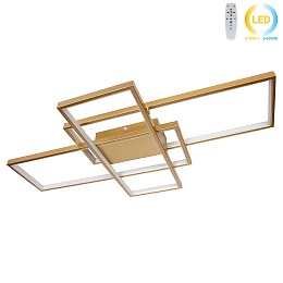 Φωτιστικό οροφής LED 82W 87Χ49Χ8 εκ. χρυσό με controller - GLOBOBOX 602160