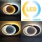 Φωτιστικό οροφής LED 53W 46Χ39Χ5,5 εκ. χρυσό με controller - GLOBOBOX 602176